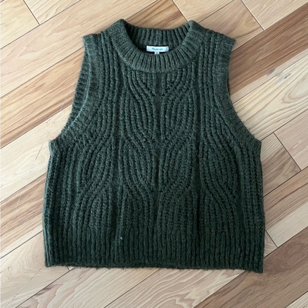 Madewell Knit Sweater Vest - SZ M